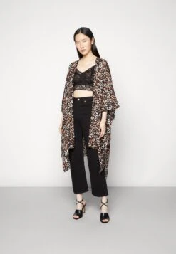 Anna FieldPoncho - Brown/black