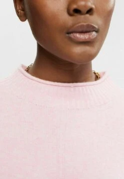 EspritMIT STEHKRAGEN - Stickad Tröja - Light Pink -Vero Moda butik. 042dbd735b314b3980500e016370cbcf