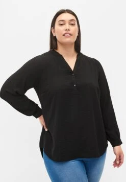 ZizziLONG SLEEVED - Blus - Black