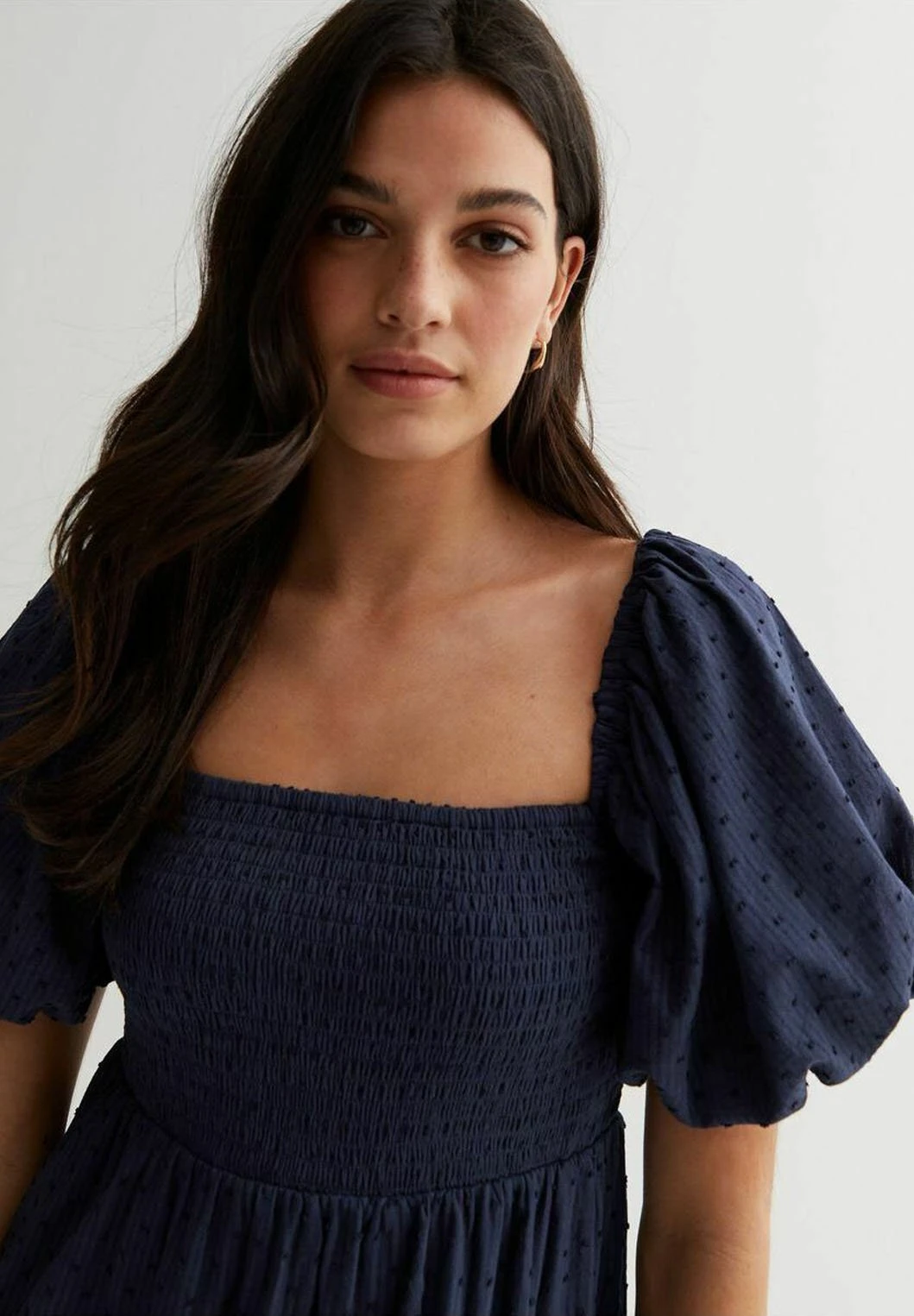 New LookPUFF SLEEVE - Vardagsklänning - Navy 5 New LookPUFF SLEEVE - Vardagsklänning - Navy - Bild 3