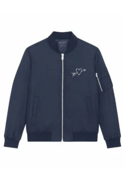 Mira ParisEL AMOR EMBROIDERY UNISEX - Bomberjacka - Dark Blue