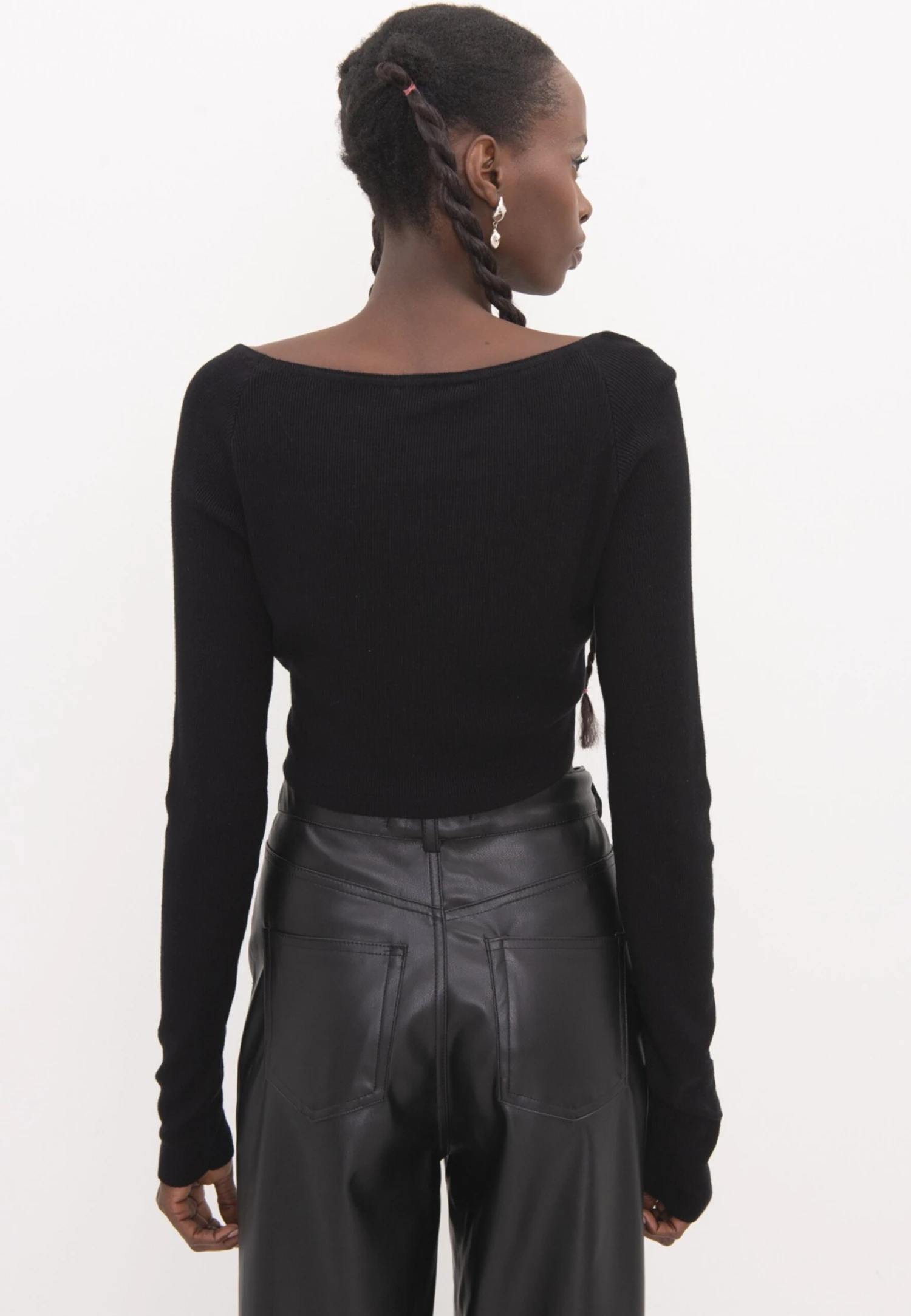 BSLERIDANIA - Stickad Tröja - Black 4 BSLERIDANIA - Stickad Tröja - Black - Bild 2