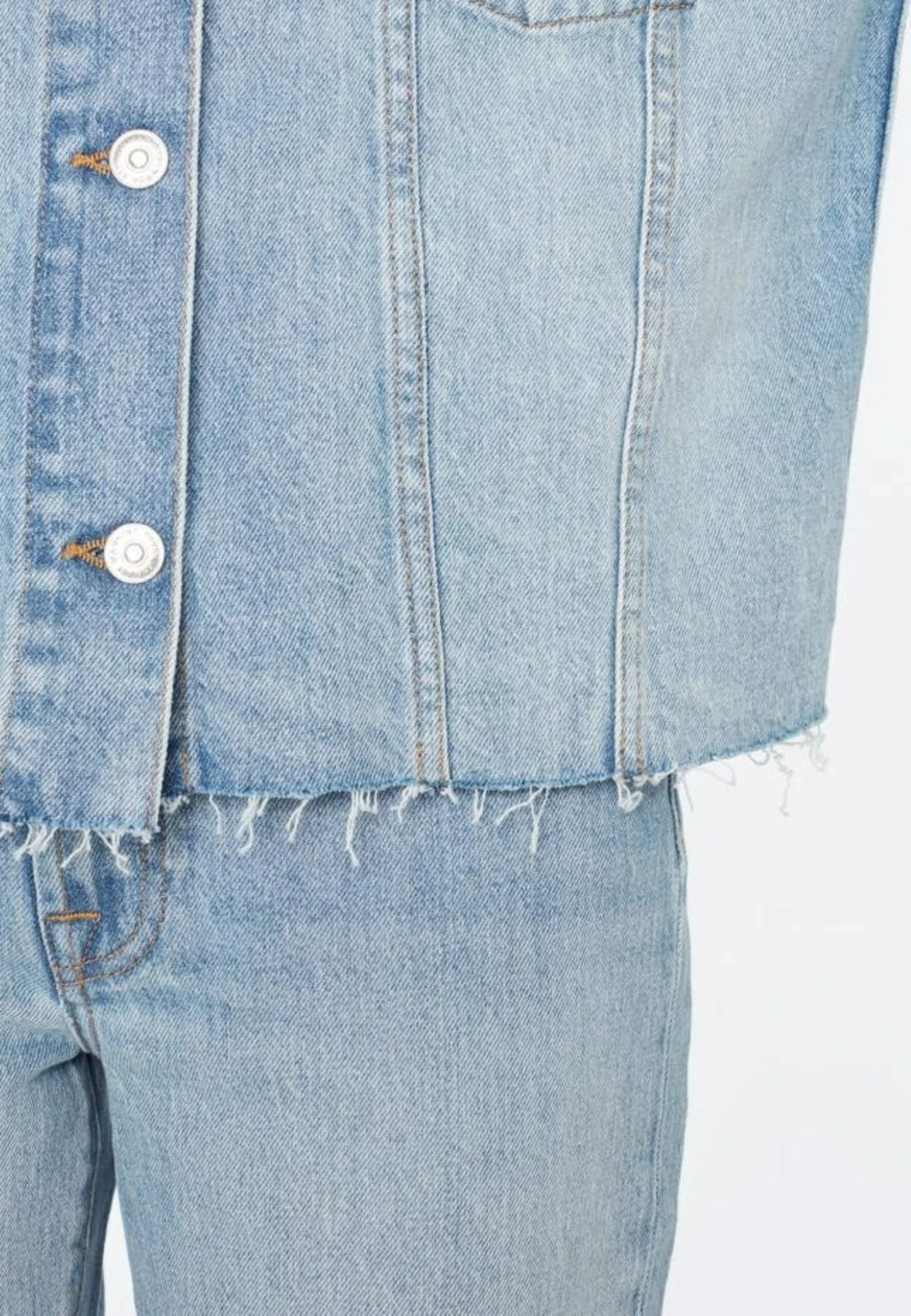 7 For All MankindJeansjacka - Light Blue 6 7 For All MankindJeansjacka - Light Blue - Bild 4