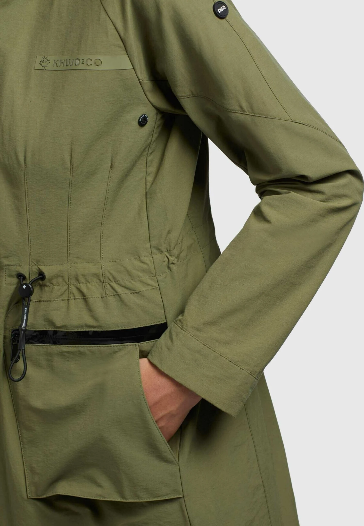 KhujoLEVANE - Regnjacka - Olivgrün 9 KhujoLEVANE - Regnjacka - Olivgrün - Bild 7