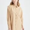 DeFactoRELAX FIT - Skjorta - Beige 1 DeFactoRELAX FIT - Skjorta - Beige -Vero Moda butik. 2cbb411a8cf94cf180f2993ac1f8d21f