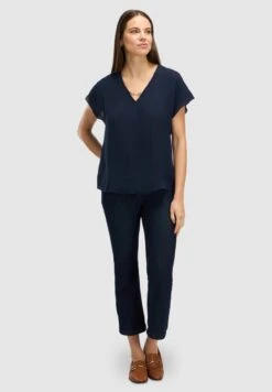 OltreAVEC BOUCLE - Blus - Blu