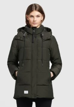 KhujoEUNICE - Vinterkappa /-rock - Dunkeloliv