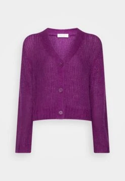 Vero Moda butik. 35 Marc O'PoloCARDIGAN LONGSLEEVE V-NECK - Kofta - Purple Berry