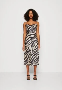 Vero Moda butik. 8 Colourful RebelCAMI ZEBRA MIDI SLIP DRESS - Cocktailklänning - Sand