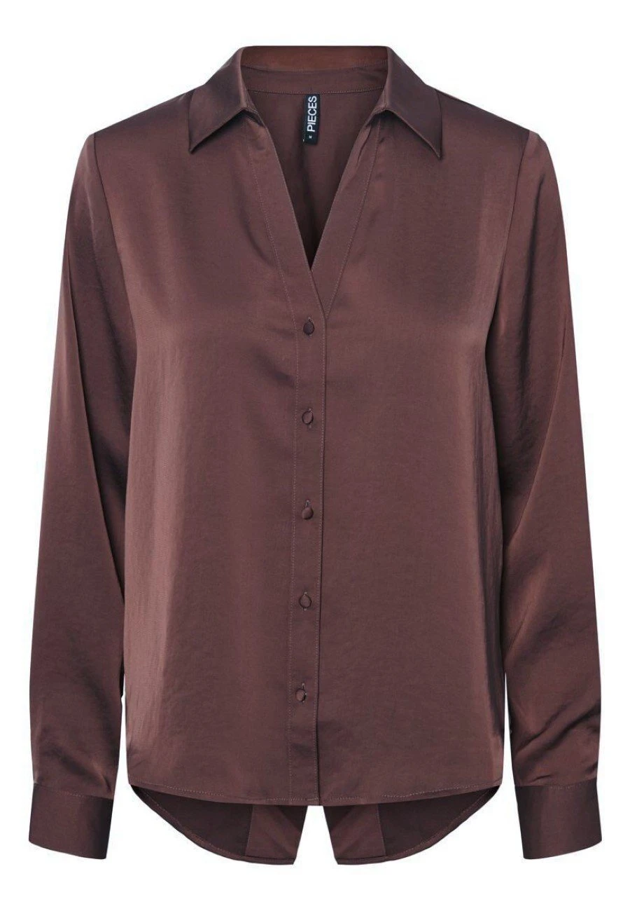 PiecesPCMINA - Skjorta - Chicory Coffee 3 PiecesPCMINA - Skjorta - Chicory Coffee