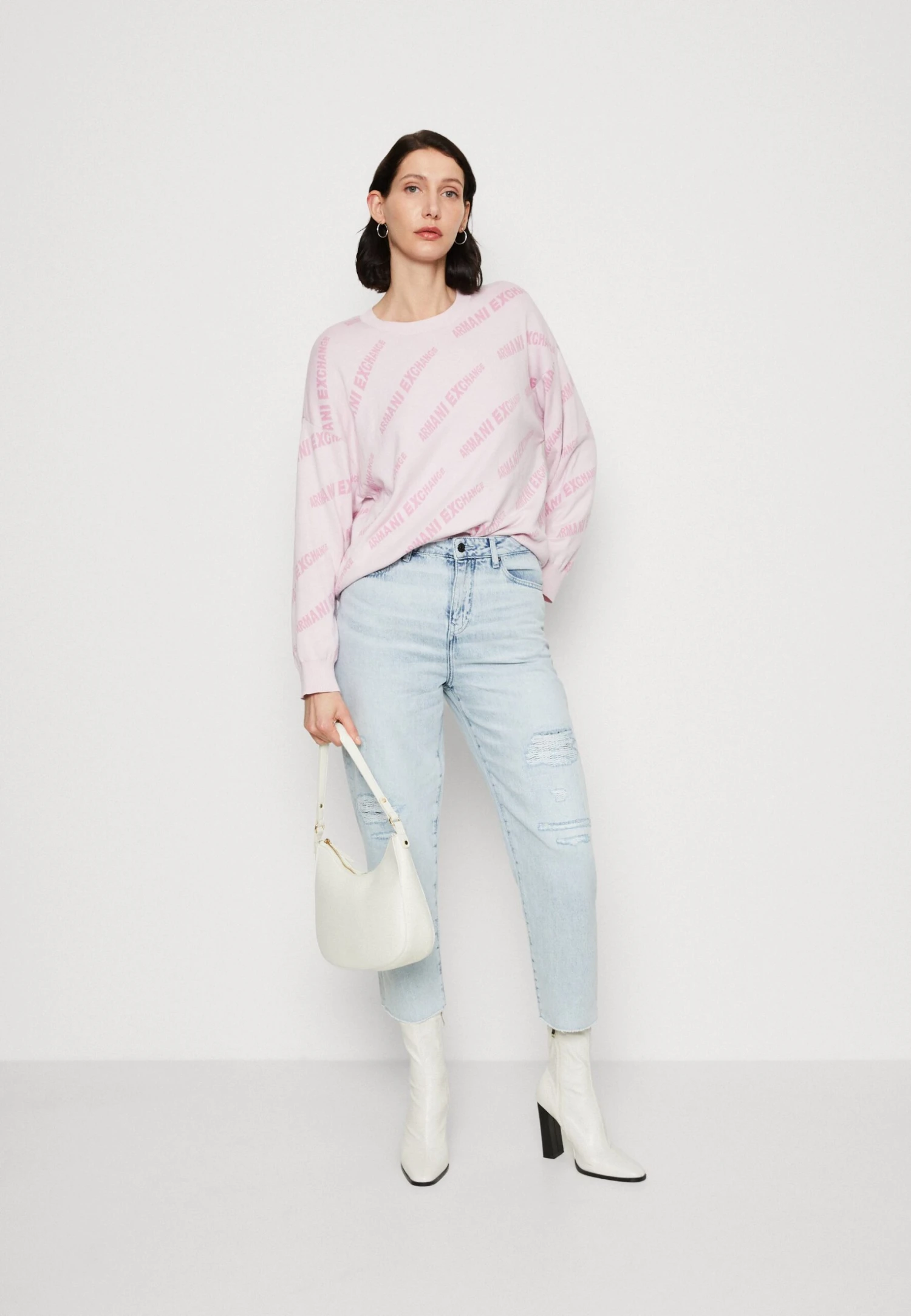 Armani ExchangePULLOVER - Stickad Tröja - Illusion Password 4 Armani ExchangePULLOVER - Stickad Tröja - Illusion Password - Bild 2