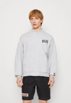 HUFATHLETIC CARDIGAN UNISEX - Tröja Med Dragkedja - Heather Grey