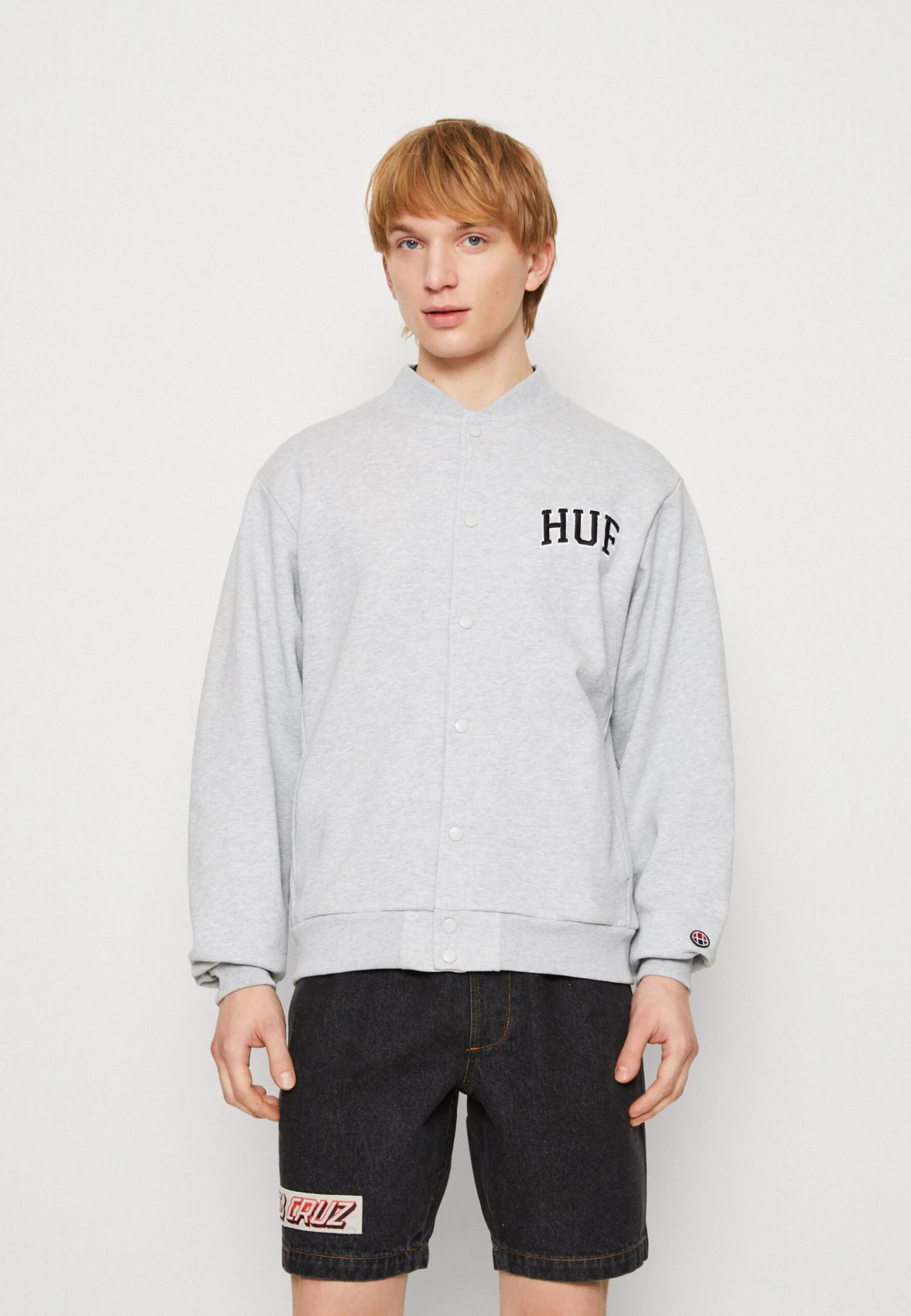 HUFATHLETIC CARDIGAN UNISEX - Tröja Med Dragkedja - Heather Grey 3 HUFATHLETIC CARDIGAN UNISEX - Tröja Med Dragkedja - Heather Grey