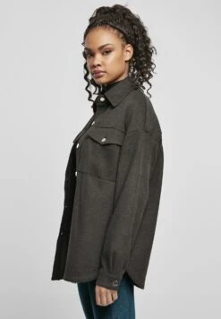 Urban ClassicsLADIES CLASSIC OVERSHIRT - Allvädersjacka - Charcoal -Vero Moda butik. 607c052bb00542f4b297f920b0fa0e40