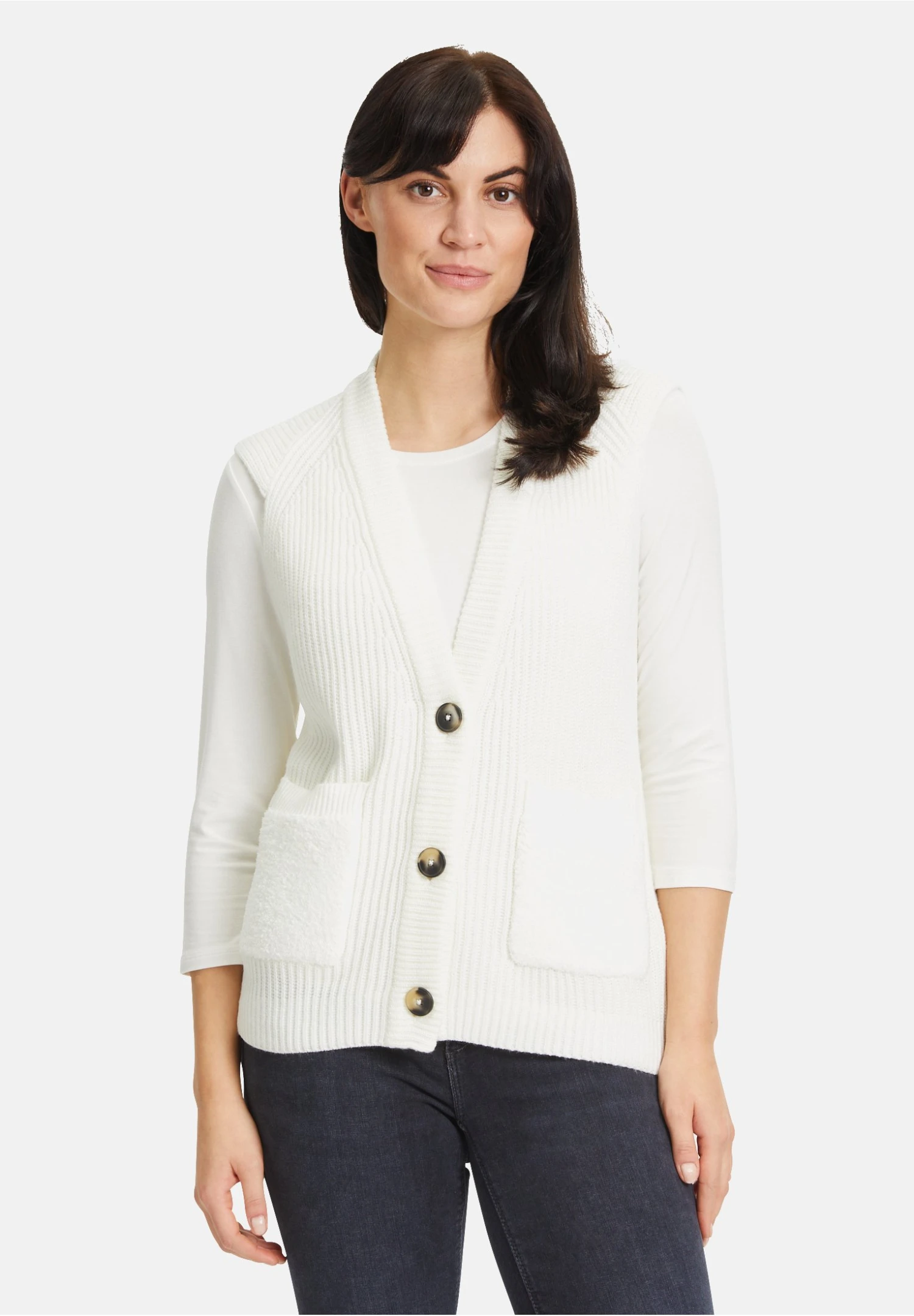 Betty & CoMIT KNOPFLEISTE - Kofta - Hellbeige 3 Betty & CoMIT KNOPFLEISTE - Kofta - Hellbeige