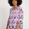Ulla PopkenLEAF FLORAL PRINT SMOCKED BODICE CREPE - Blus - Light Lavender Mutli -Vero Moda butik. 653c9fdee9ff498aa48c60e98492be61