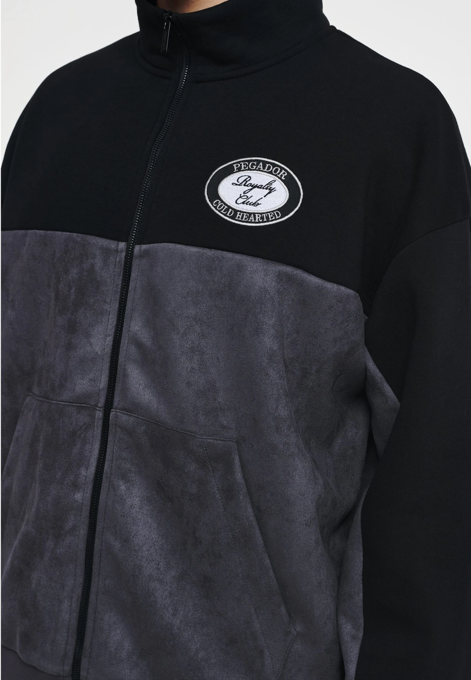 PegadorBRENTON PATCHWORK JACKET UNISEX - Tunn Jacka - Black/iron Grey 7 PegadorBRENTON PATCHWORK JACKET UNISEX - Tunn Jacka - Black/iron Grey - Bild 5