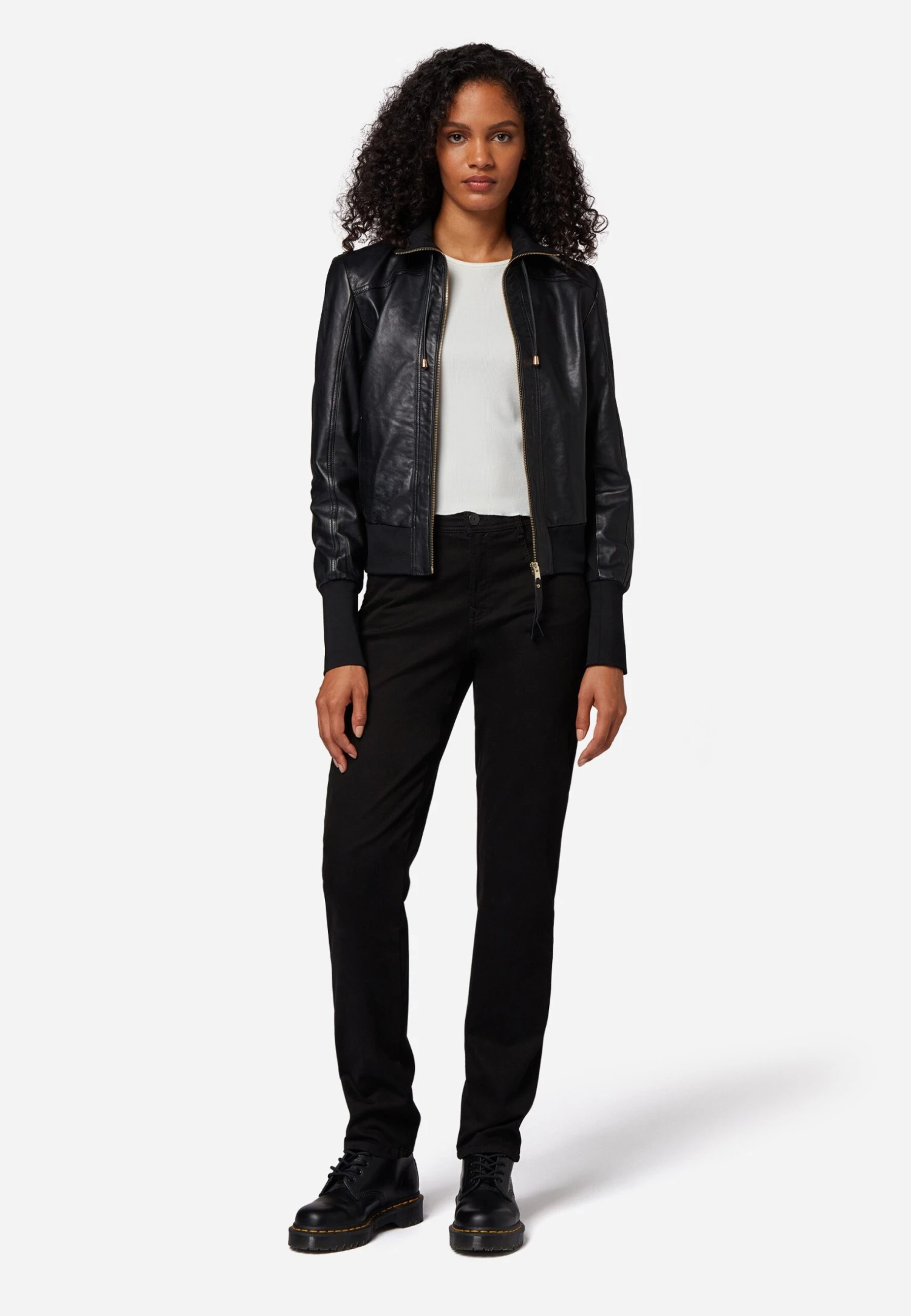 RicanoSkinnjacka - Schwarz 4 RicanoSkinnjacka - Schwarz - Bild 2