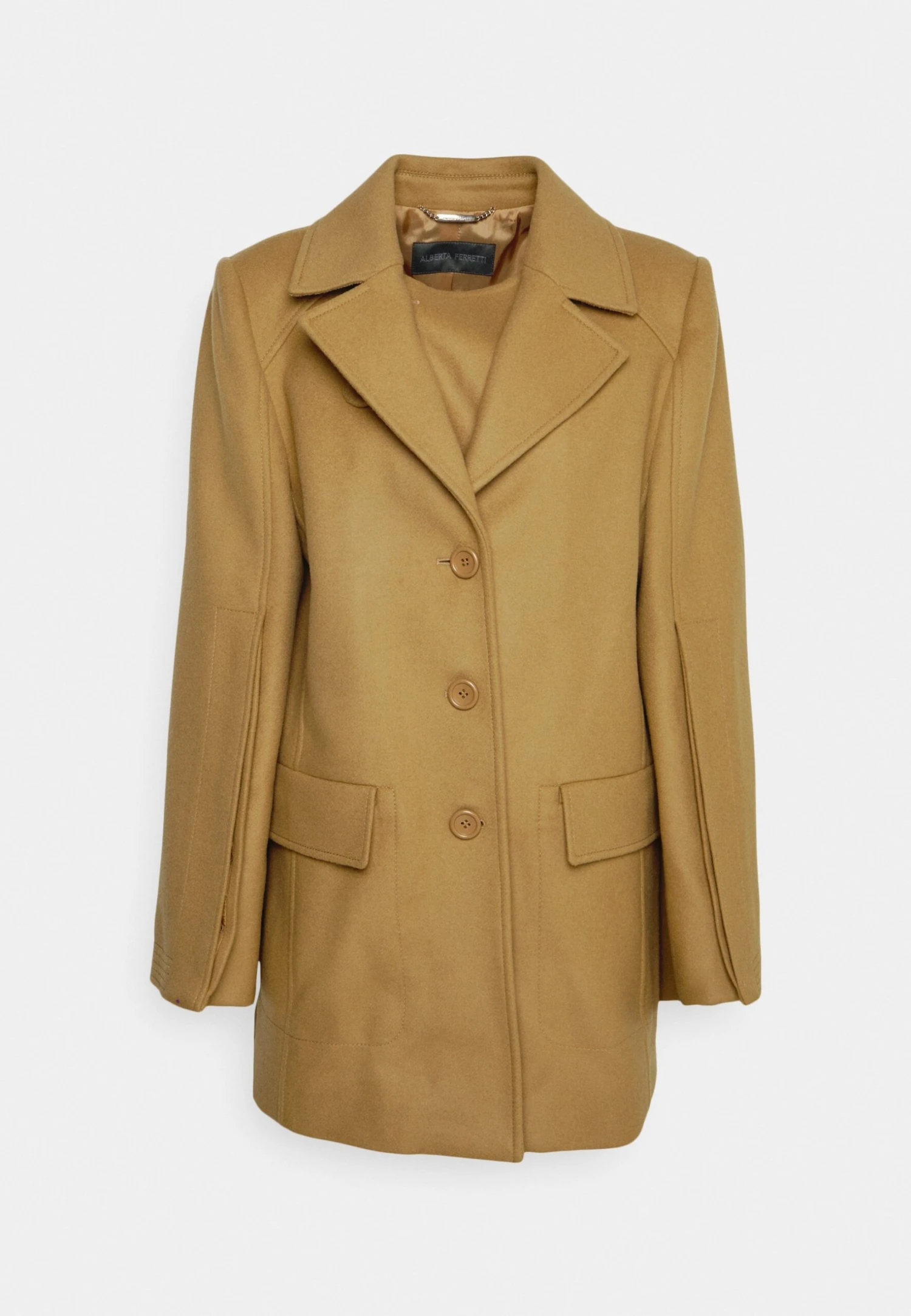 Alberta FerrettiLONG JACKET - Kort Kappa / Rock - Beige 7 Alberta FerrettiLONG JACKET - Kort Kappa / Rock - Beige - Bild 5