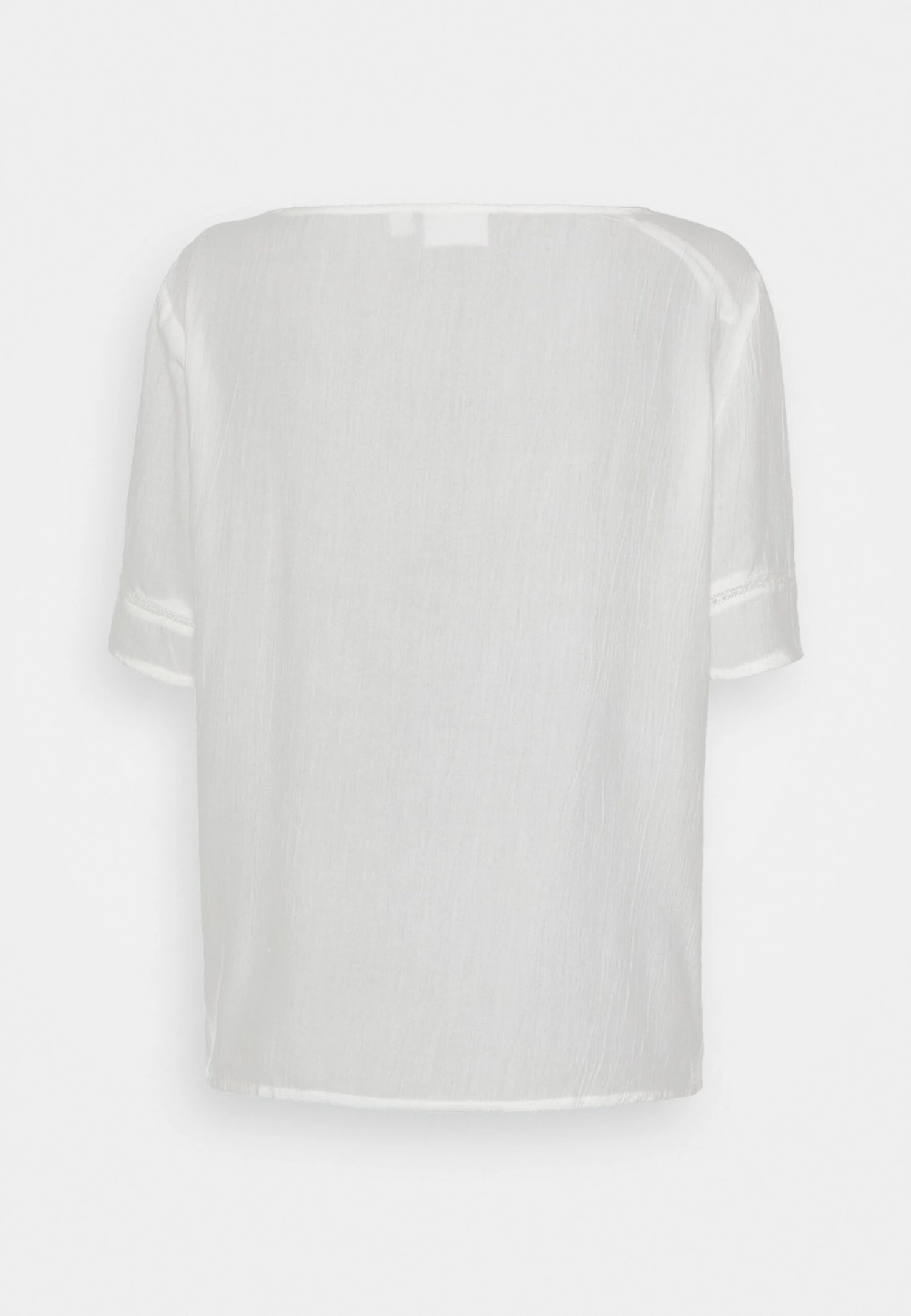 VILAVIMESA DETAIL V NECK - T-shirt Med Print - Snow White 4 VILAVIMESA DETAIL V NECK - T-shirt Med Print - Snow White - Bild 2