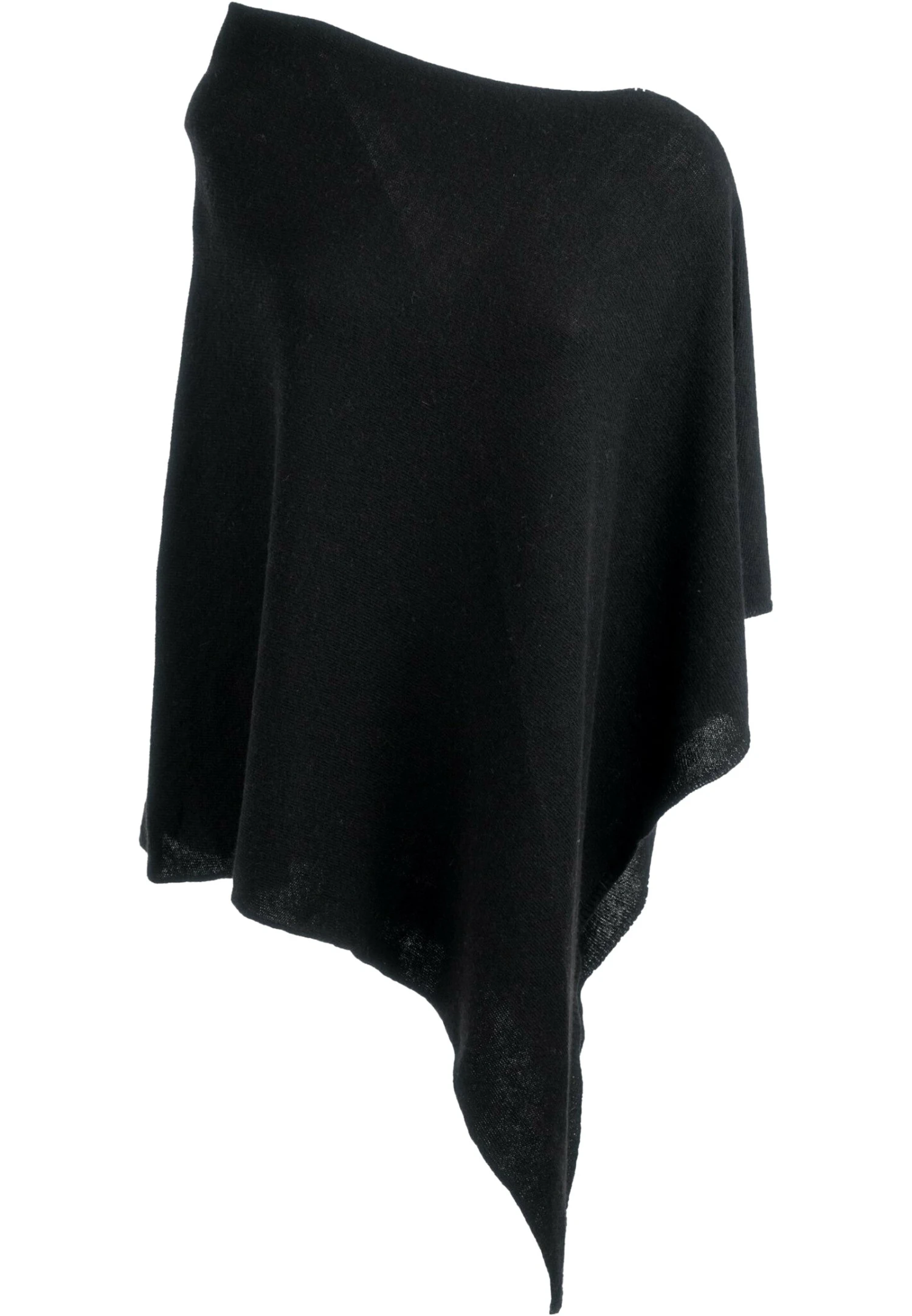 Dalle Piane CashmerePoncho - Nero 6 Dalle Piane CashmerePoncho - Nero - Bild 4