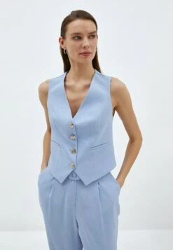 KotonBELTE DETAIL CROP - Väst - Blue 11 KotonBELTE DETAIL CROP - Väst - Blue -Vero Moda butik. 840106774dc04d71a96e2ce1b2facf92