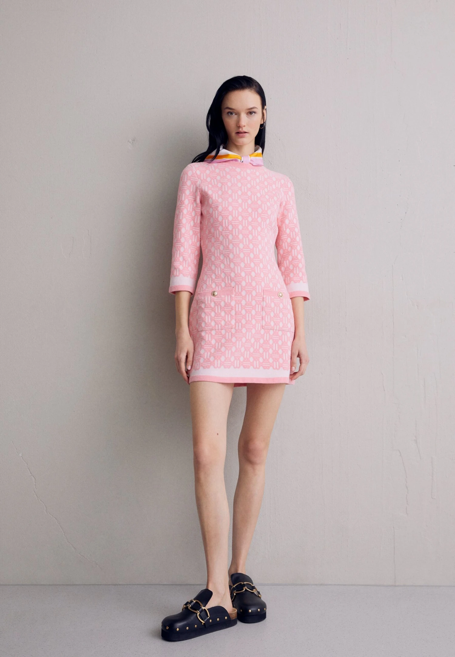 MajeROADINA - Stickad Klänning - Rose 4 MajeROADINA - Stickad Klänning - Rose - Bild 2