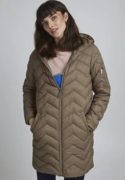 FransaFRBAPADDING - Vinterkappa /-rock - Pine Bark