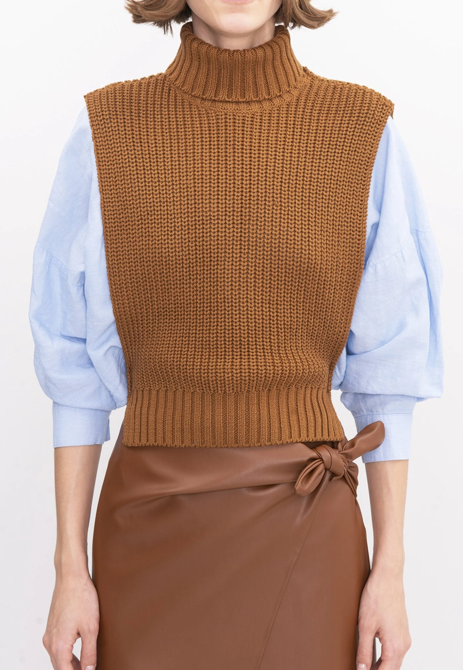 BSLJURAJ - Stickad Tröja - Brown 5 BSLJURAJ - Stickad Tröja - Brown - Bild 3