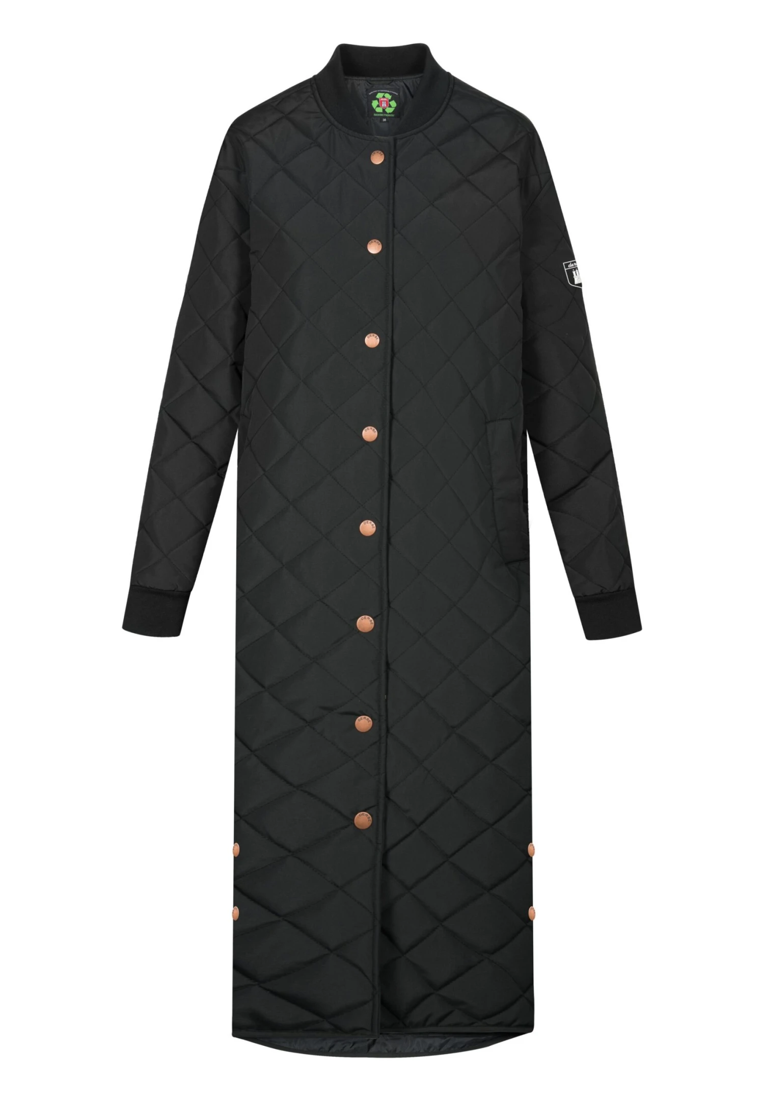 DerbeQUILTBY LONG - Vinterkappa /-rock - Black 9 DerbeQUILTBY LONG - Vinterkappa /-rock - Black - Bild 7