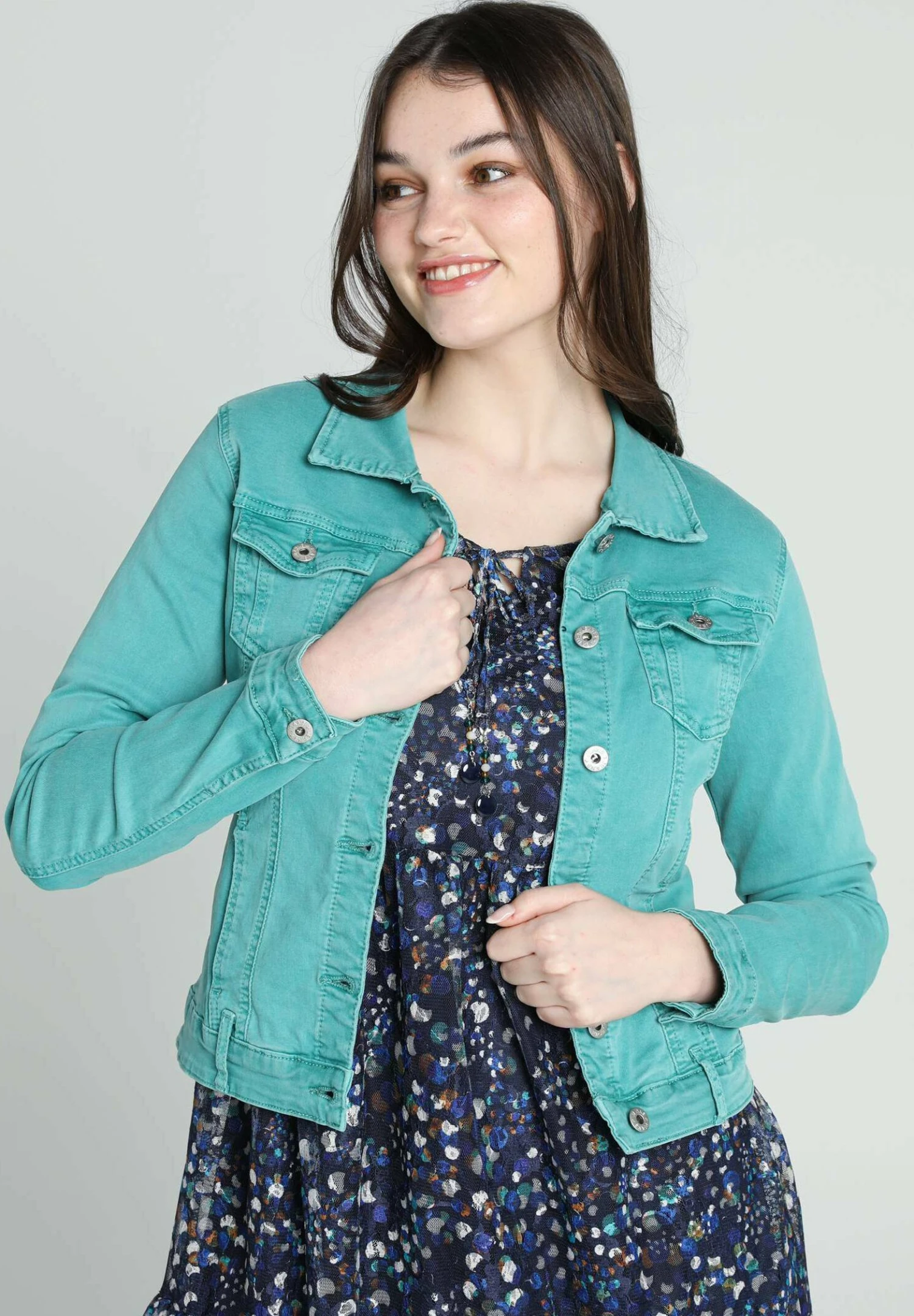 CassisJeansjacka - Green 6 CassisJeansjacka - Green - Bild 4