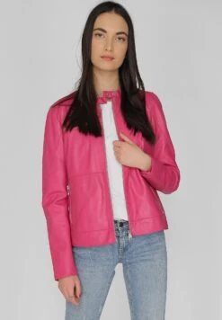 MazeMAZE LEDERJACKE 42021104 - Skinnjacka - Fuchsia