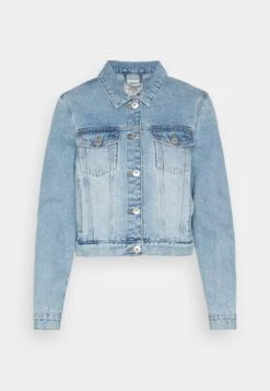 Cotton OnEMBROIDERED GIRLFRIEND JACKET - Jeansjacka - Blue -Vero Moda butik. a331b4769d0a40f29b8dd7bcfd411789