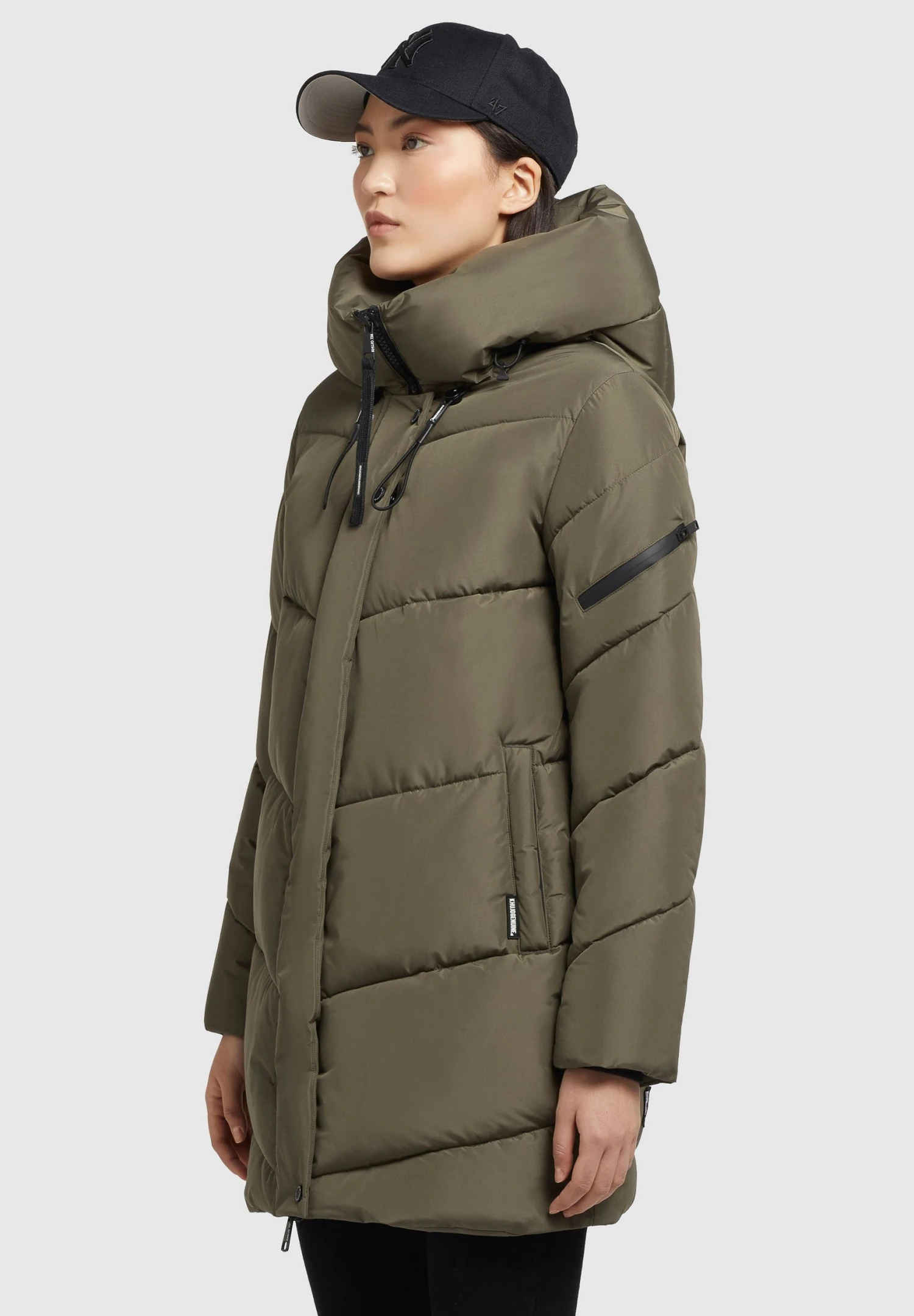 KhujoJORDIS 4 - Vinterkappa /-rock - Khaki Grün 8 KhujoJORDIS 4 - Vinterkappa /-rock - Khaki Grün - Bild 6