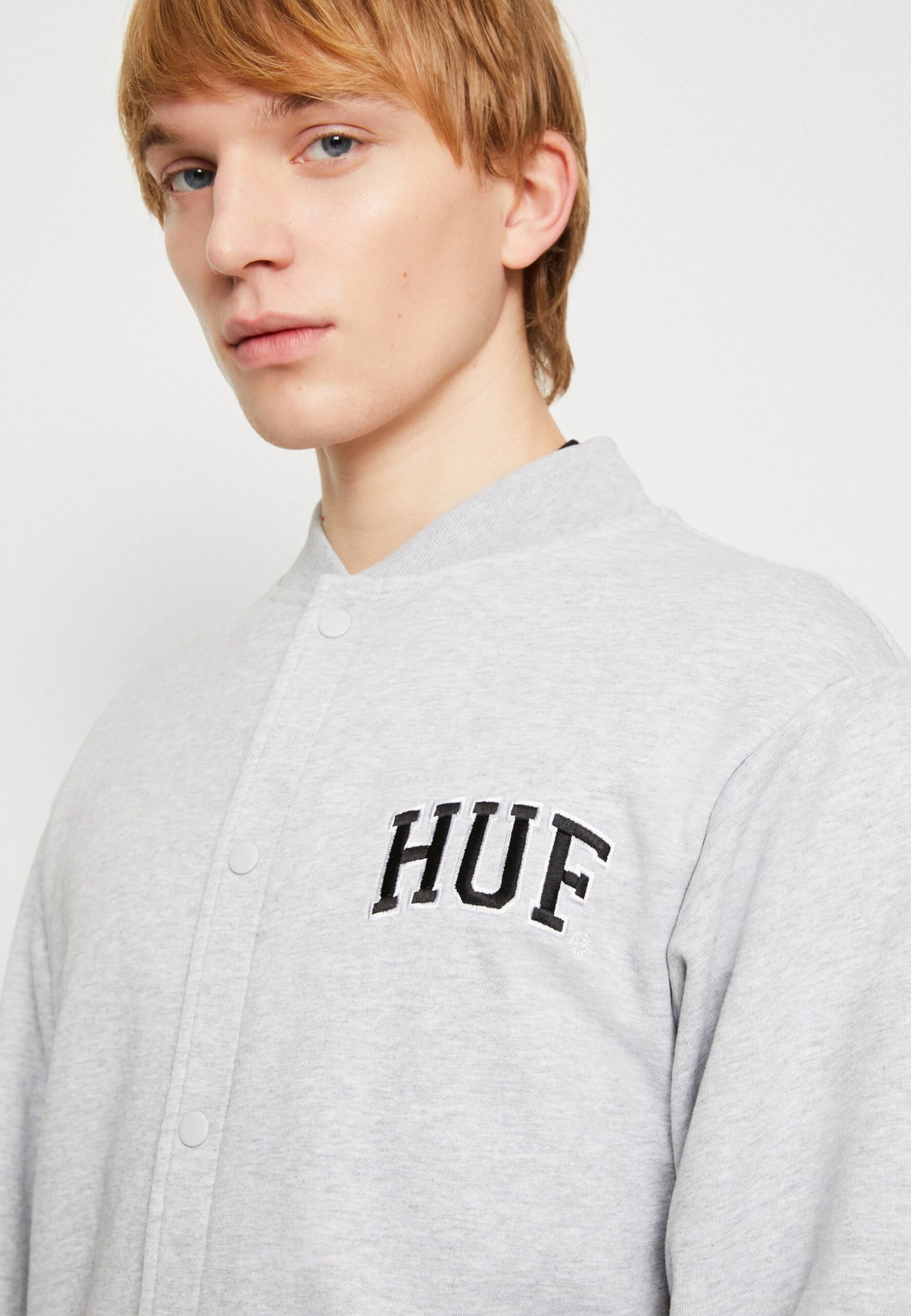 HUFATHLETIC CARDIGAN UNISEX - Tröja Med Dragkedja - Heather Grey 8 HUFATHLETIC CARDIGAN UNISEX - Tröja Med Dragkedja - Heather Grey - Bild 6