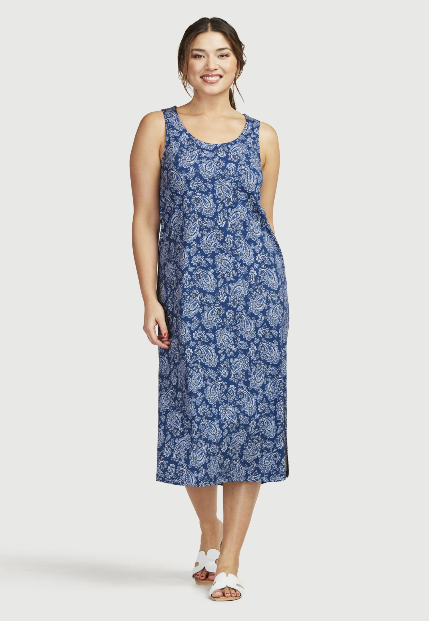 CellbesJerseyklänning - Blue Patterned 3 CellbesJerseyklänning - Blue Patterned