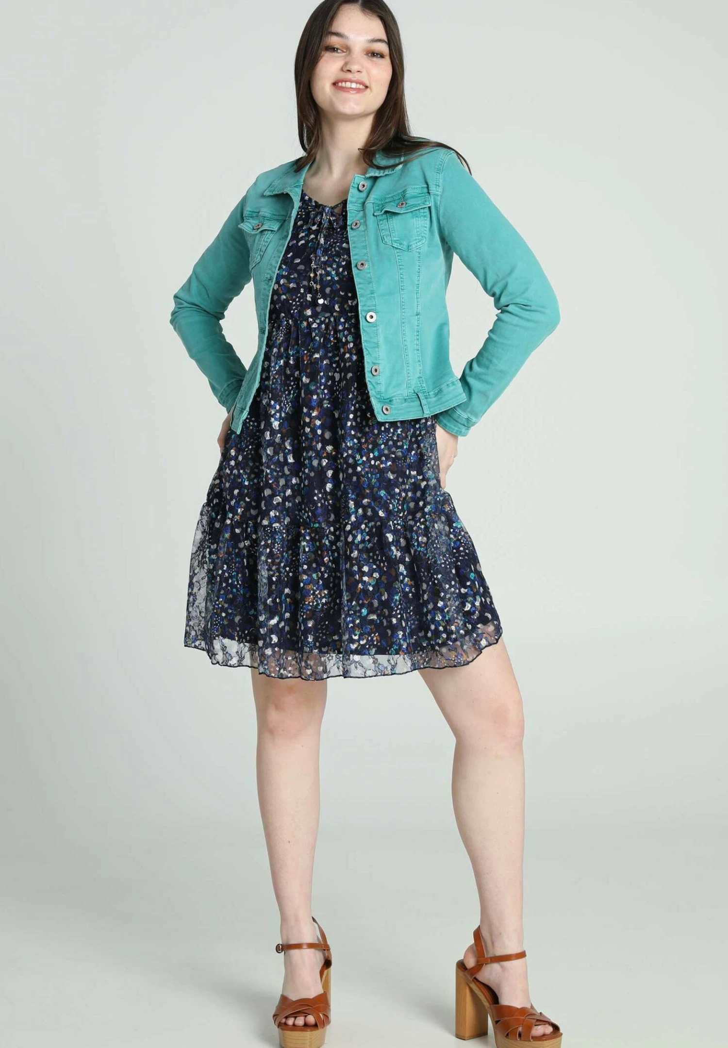 CassisJeansjacka - Green 4 CassisJeansjacka - Green - Bild 2