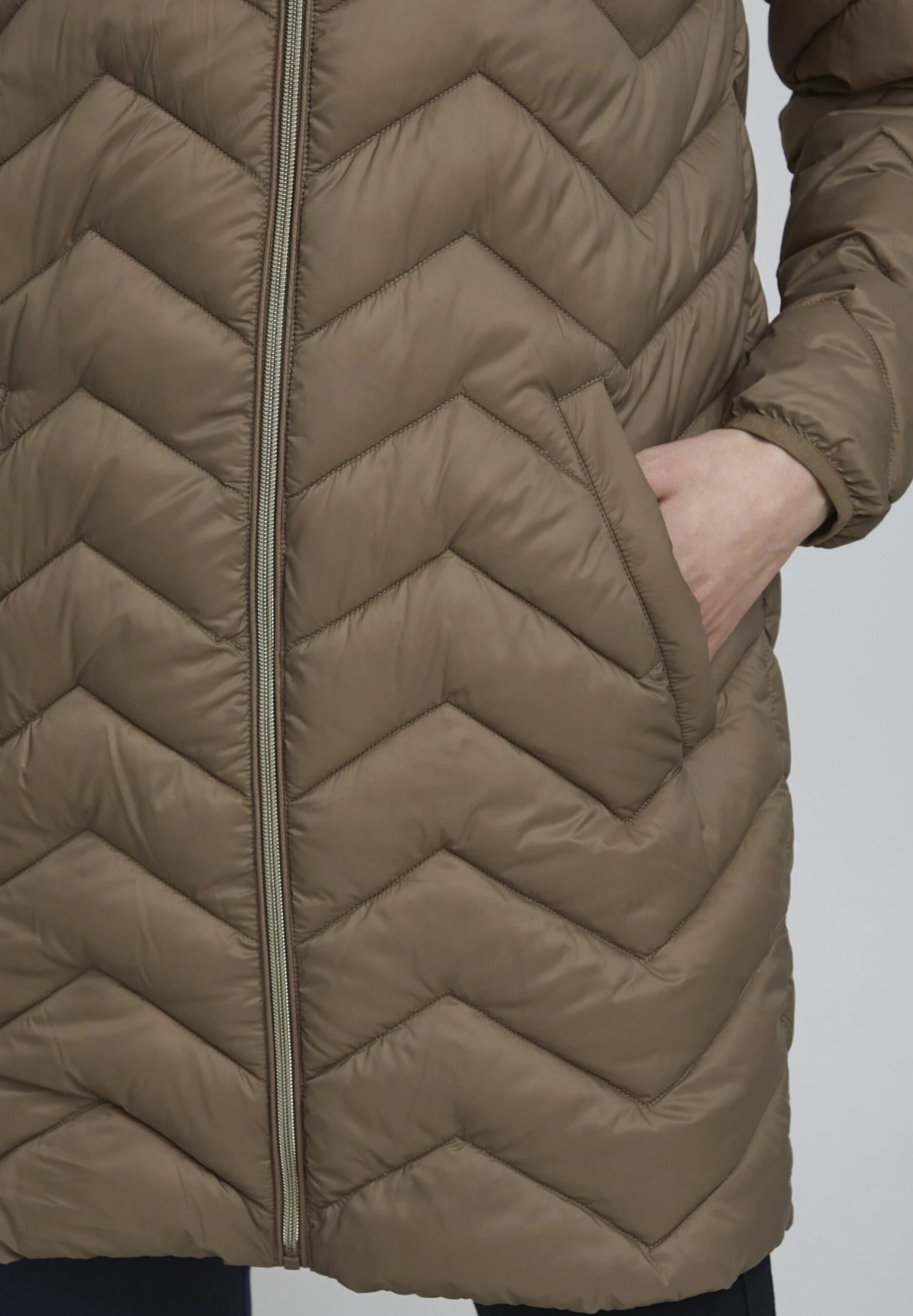 FransaFRBAPADDING - Vinterkappa /-rock - Pine Bark 7 FransaFRBAPADDING - Vinterkappa /-rock - Pine Bark - Bild 5