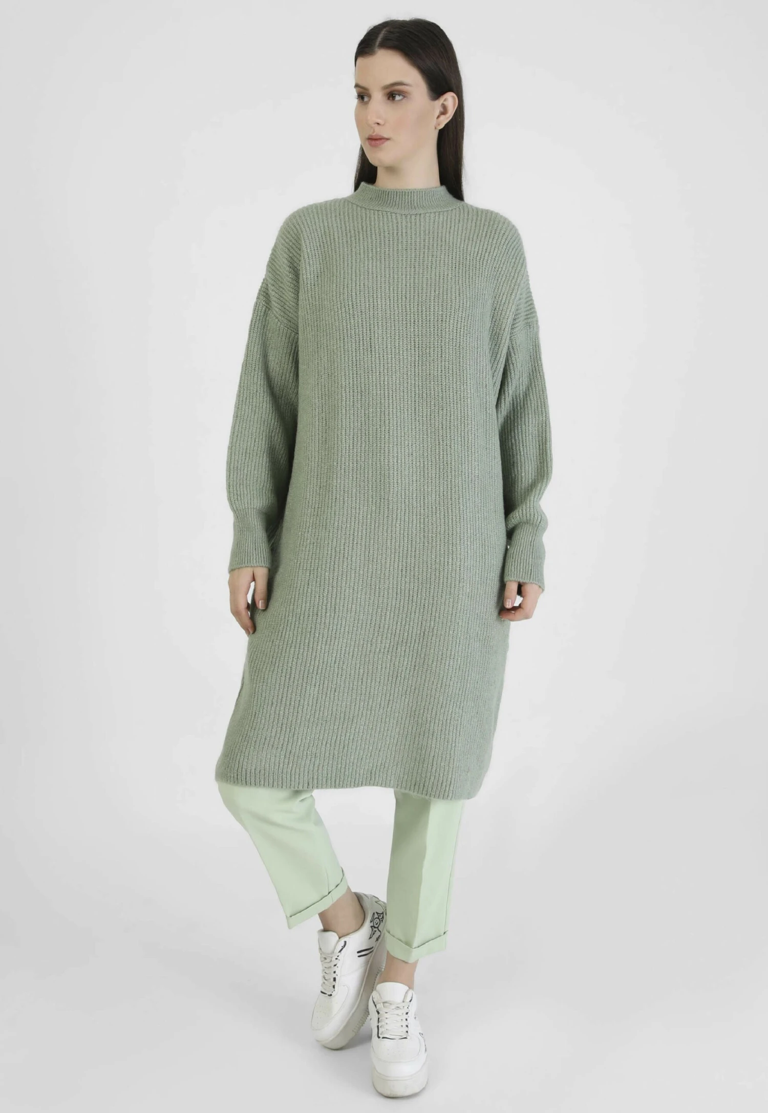 ModanisaREFKA - Stickad Tröja - Green 4 ModanisaREFKA - Stickad Tröja - Green - Bild 2