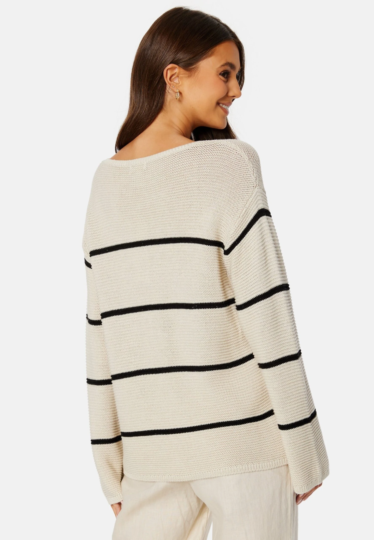 BubbleroomCC - Stickad Tröja - Beige 5 BubbleroomCC - Stickad Tröja - Beige - Bild 3