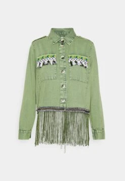 YASYASSIROCCA JACKET FEST - Jeansjacka - Green 12 YASYASSIROCCA JACKET FEST - Jeansjacka - Green -Vero Moda butik. b54a85a5f1d543fb92cf4d81dcb5445e