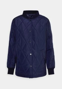 GANTQUILTED COACH JACKET - Kort Kappa / Rock - Evening Blue