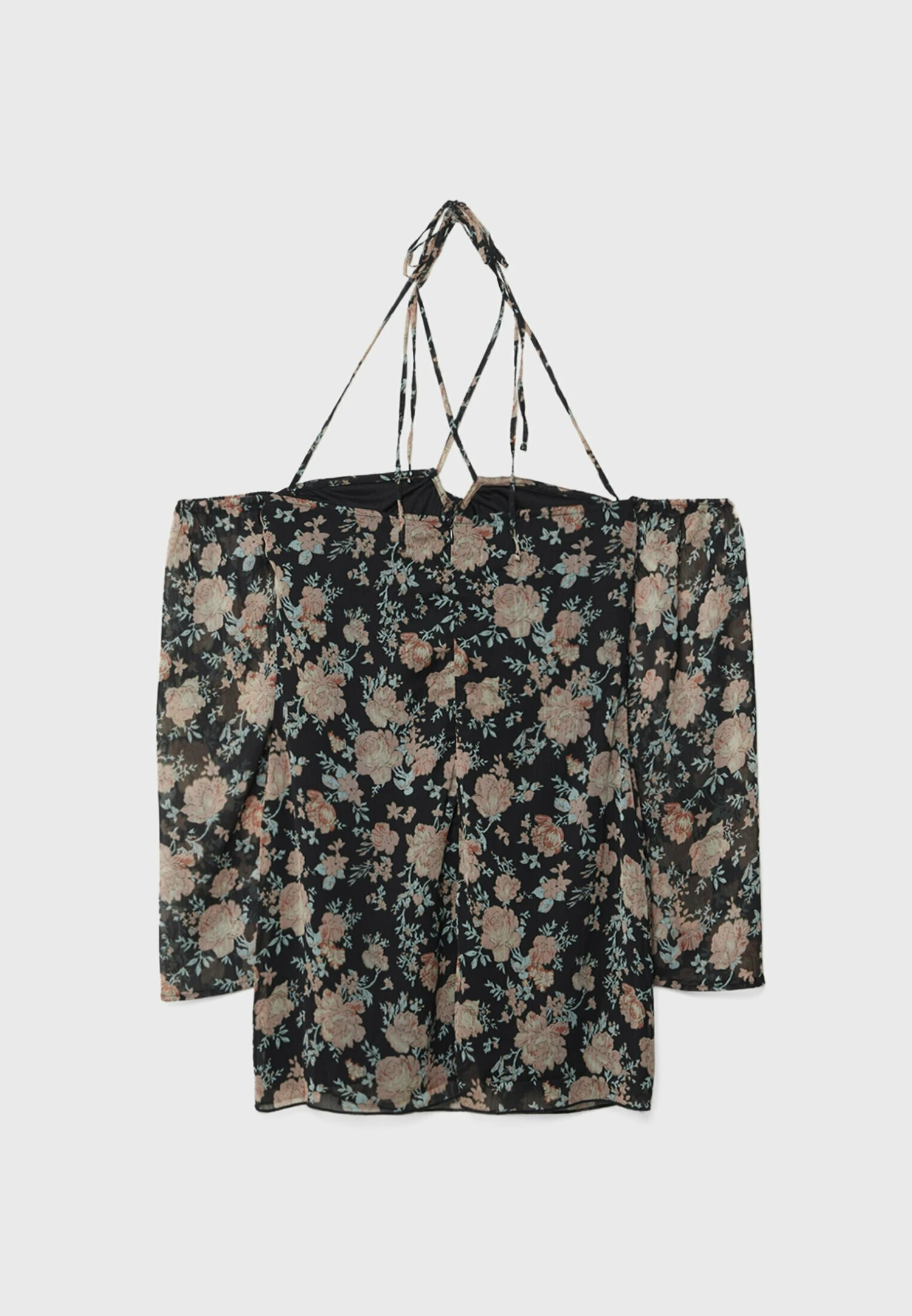 StradivariusCRETONNE - Vardagsklänning - Black 8 StradivariusCRETONNE - Vardagsklänning - Black - Bild 6