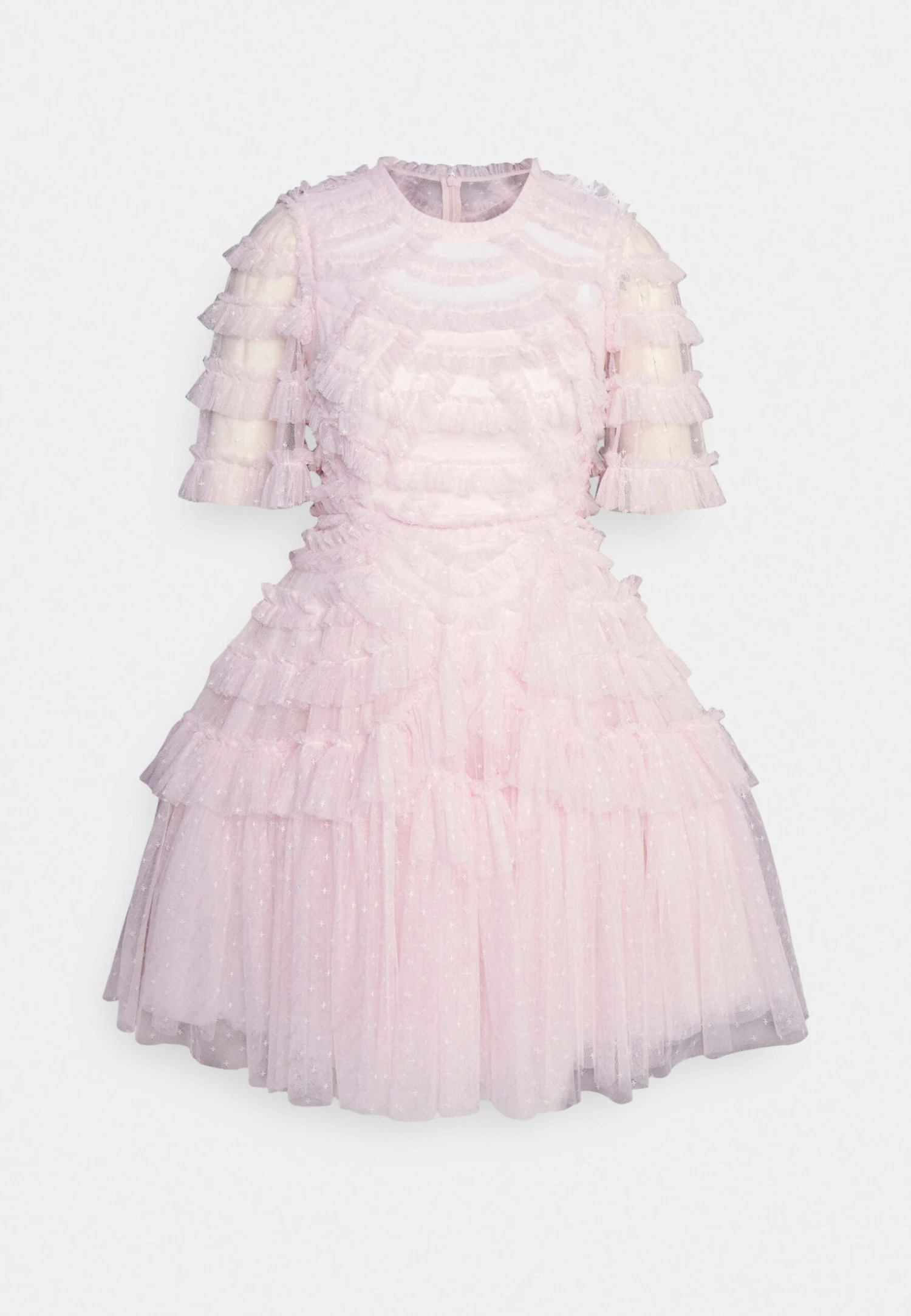 Needle & ThreadMARILLA RUFFLE MINI DRESS - Cocktailklänning - Sky Pink 6 Needle & ThreadMARILLA RUFFLE MINI DRESS - Cocktailklänning - Sky Pink - Bild 5