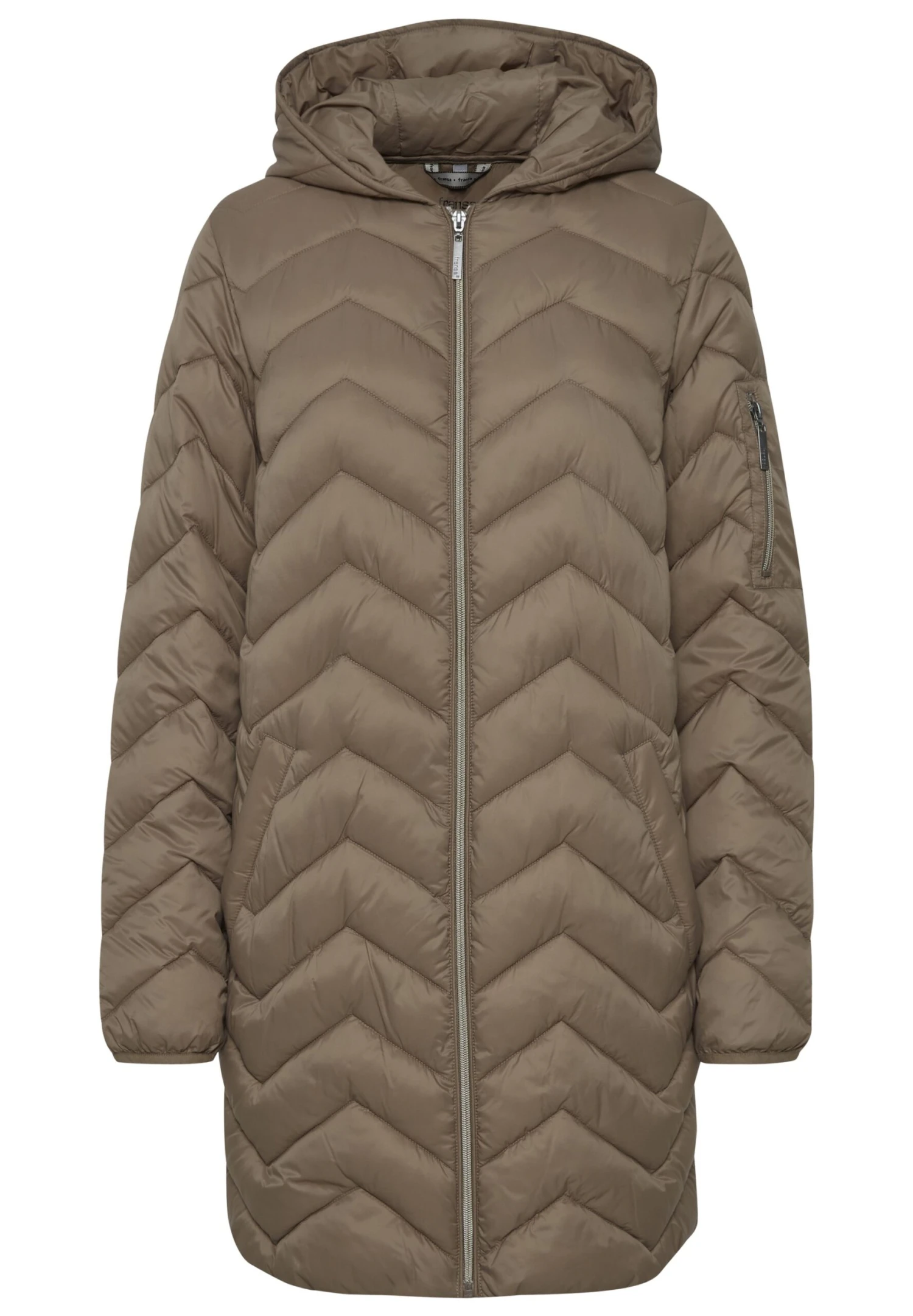 FransaFRBAPADDING - Vinterkappa /-rock - Pine Bark 8 FransaFRBAPADDING - Vinterkappa /-rock - Pine Bark - Bild 6