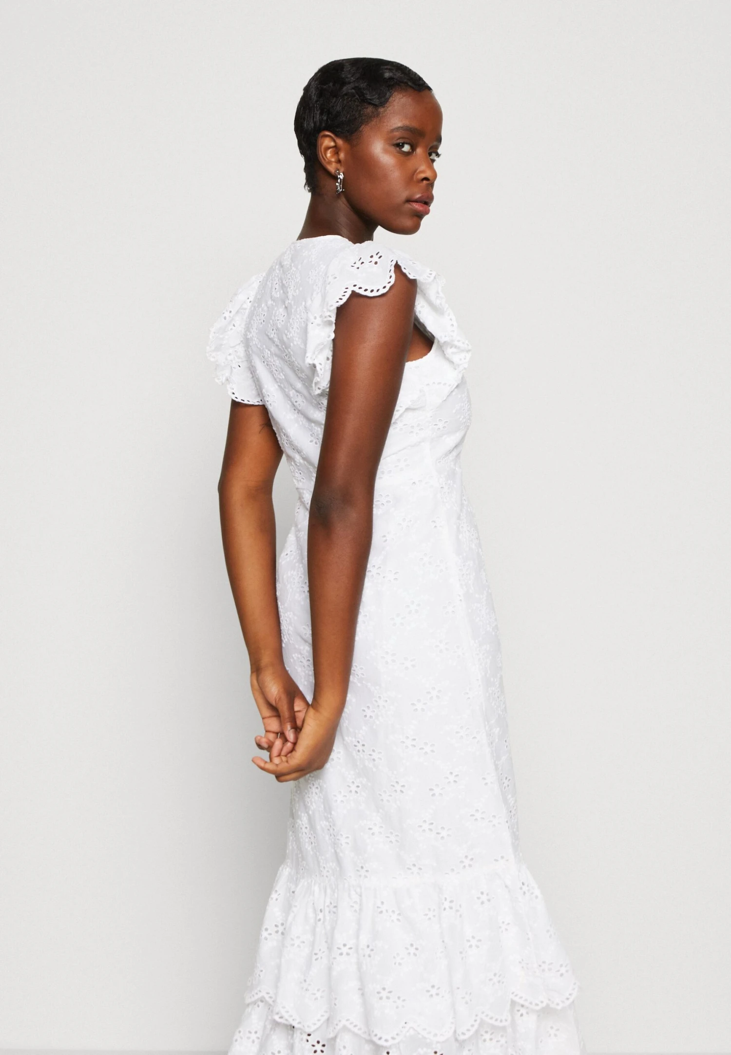 YASYASJENNA FRILL DRESS - Vardagsklänning - Star White 6 YASYASJENNA FRILL DRESS - Vardagsklänning - Star White - Bild 4