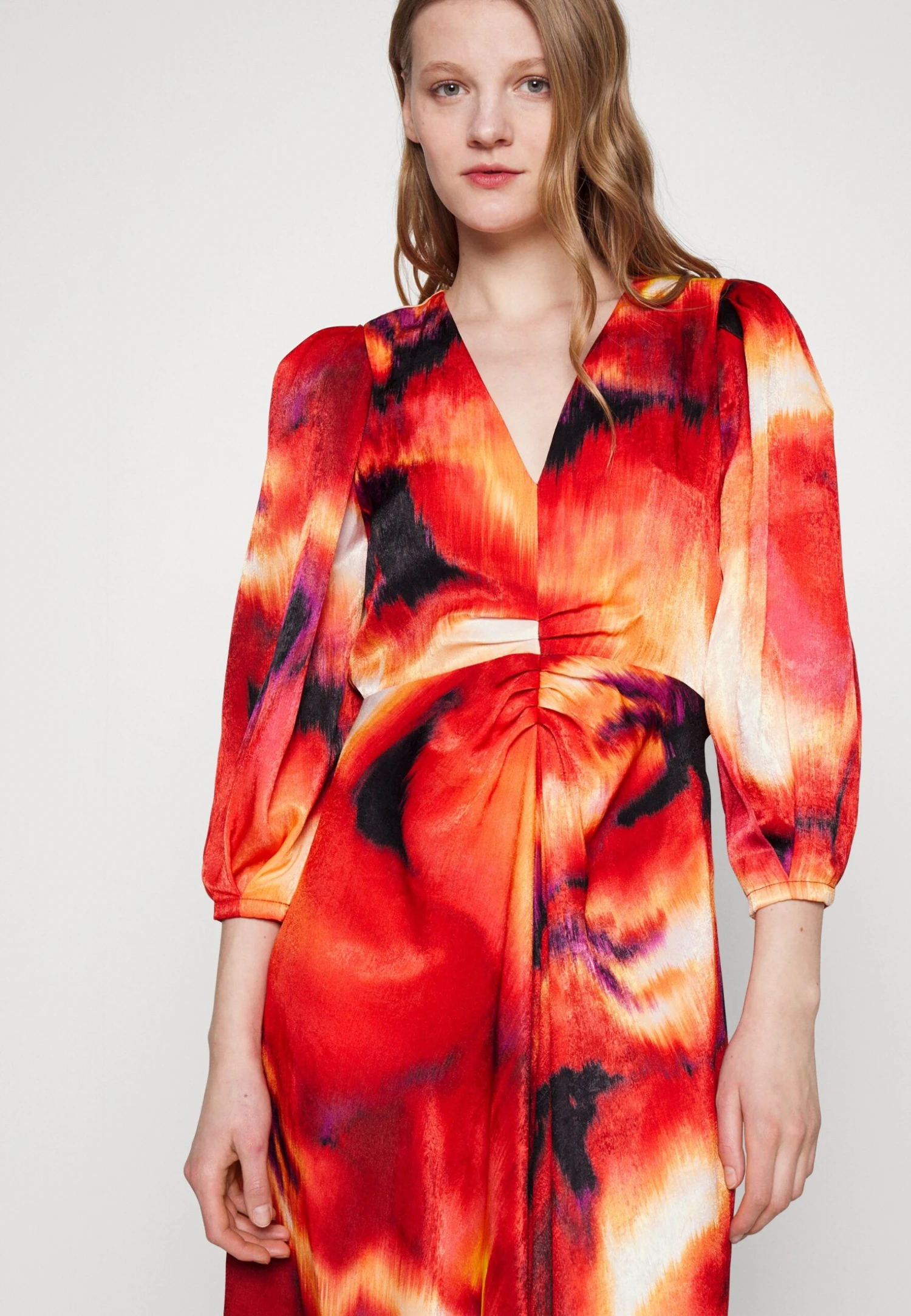 DKNYCocktailklänning - Black/persimmon Multi 6 DKNYCocktailklänning - Black/persimmon Multi - Bild 4