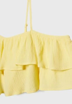 StradivariusRUFFLED - Blus - Yellow -Vero Moda butik. dbf31908cbc6403fbd8c8bf253d844e9