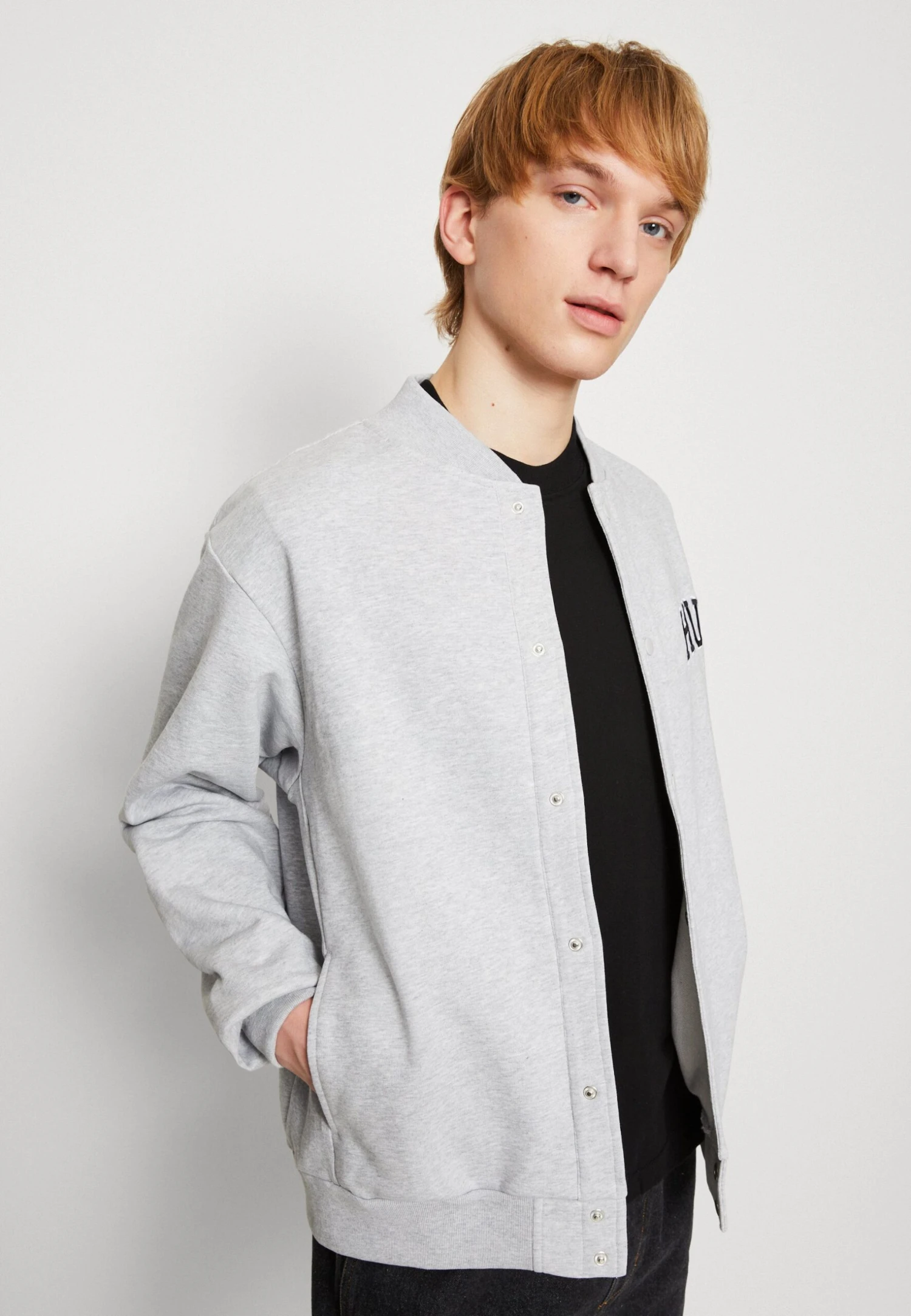 HUFATHLETIC CARDIGAN UNISEX - Tröja Med Dragkedja - Heather Grey 6 HUFATHLETIC CARDIGAN UNISEX - Tröja Med Dragkedja - Heather Grey - Bild 4