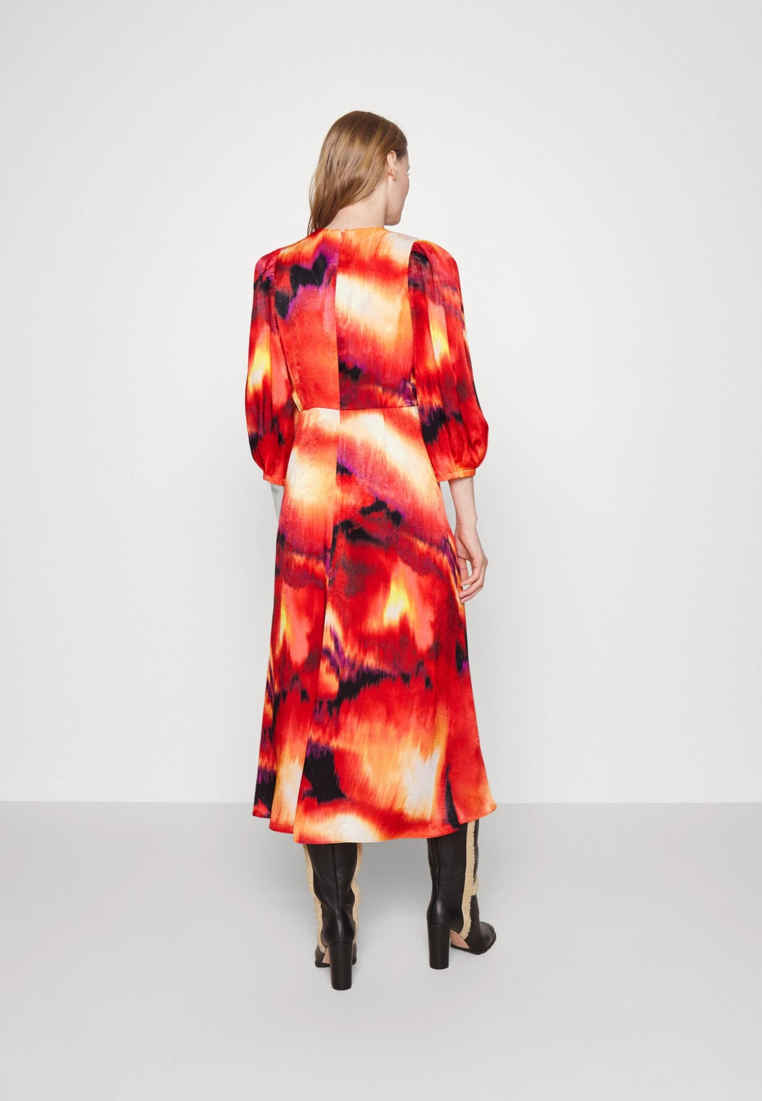 DKNYCocktailklänning - Black/persimmon Multi 5 DKNYCocktailklänning - Black/persimmon Multi - Bild 3